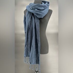 GAP Deep Blue Textured Scarf